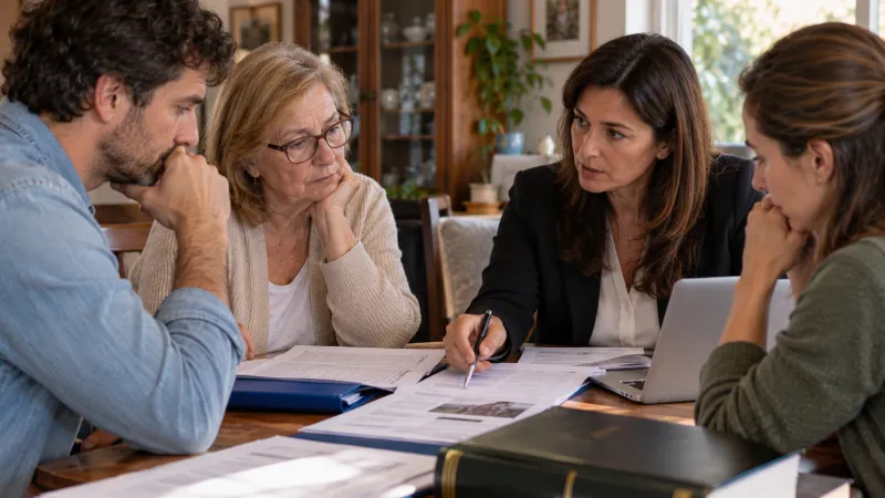 Qué hacer si manipulan una herencia familiar
