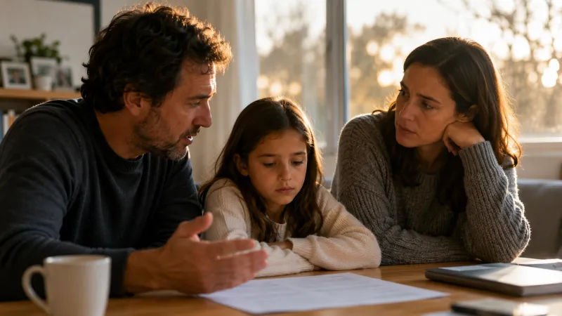 Cómo explicar una separación sin dañar a los hijos